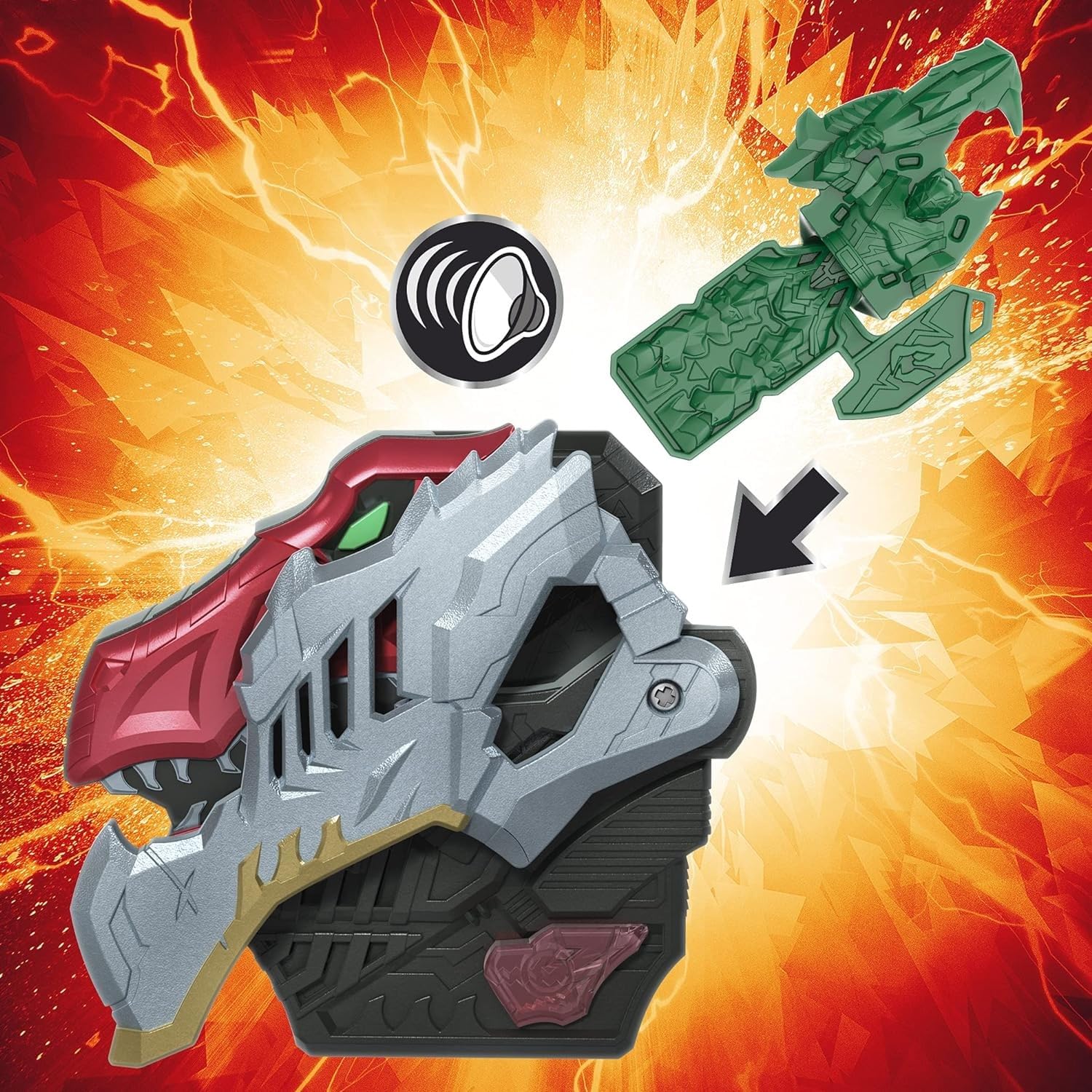 Foto 5 | Toy Power Rangers Dino Fury Pink Ankylo Hammer Y Green Tiger Claw Zord Para Niños A Partir De 4 Años - Venta Intern