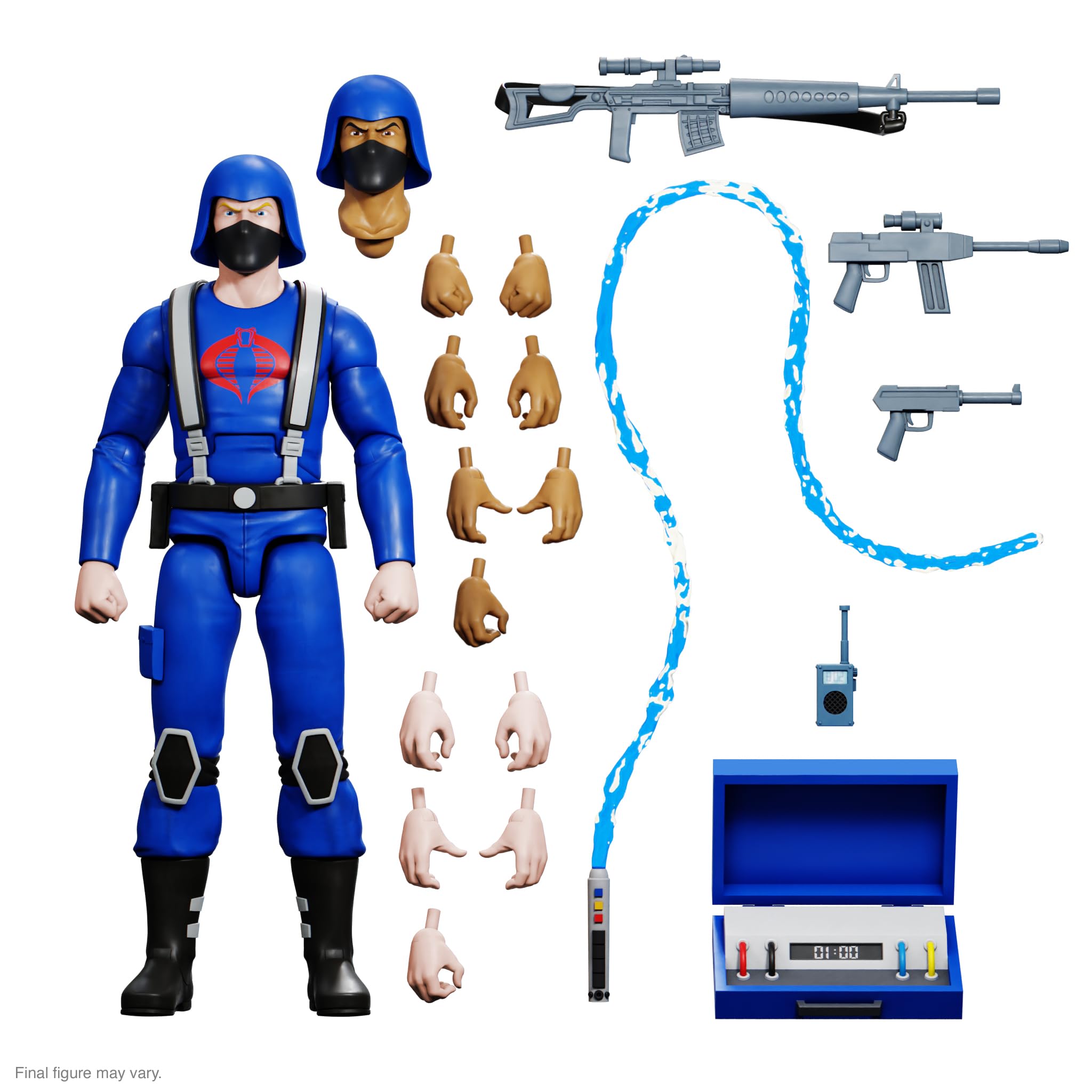 Figura De Acción Super7 Ultimates! G.i. Joe Cobra Trooper De 7 Pulgadas - Venta Internacional.