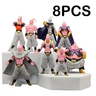 Foto 2 | Set Figuras Majin Buu Transformaciones 8 Pzas Coleccionables Belug Multicolor