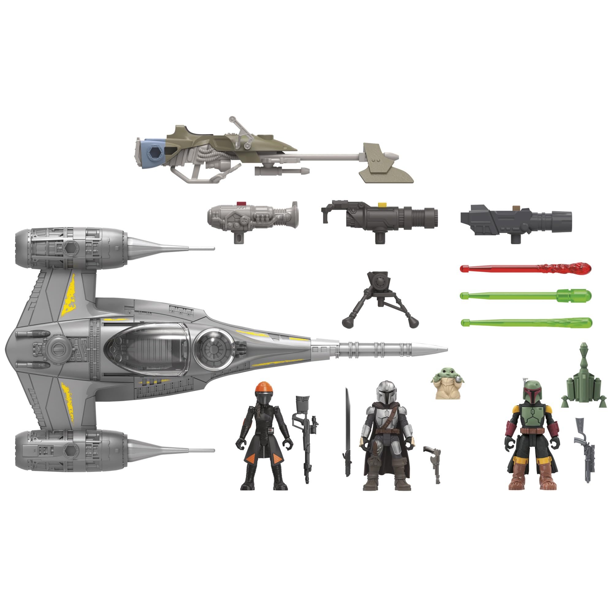 Foto 3 pulgar | Figuras N-1 +4 Del Caza Estelar N-1 De Toy Star Wars Mission Fleet Mando - Venta Internacional.