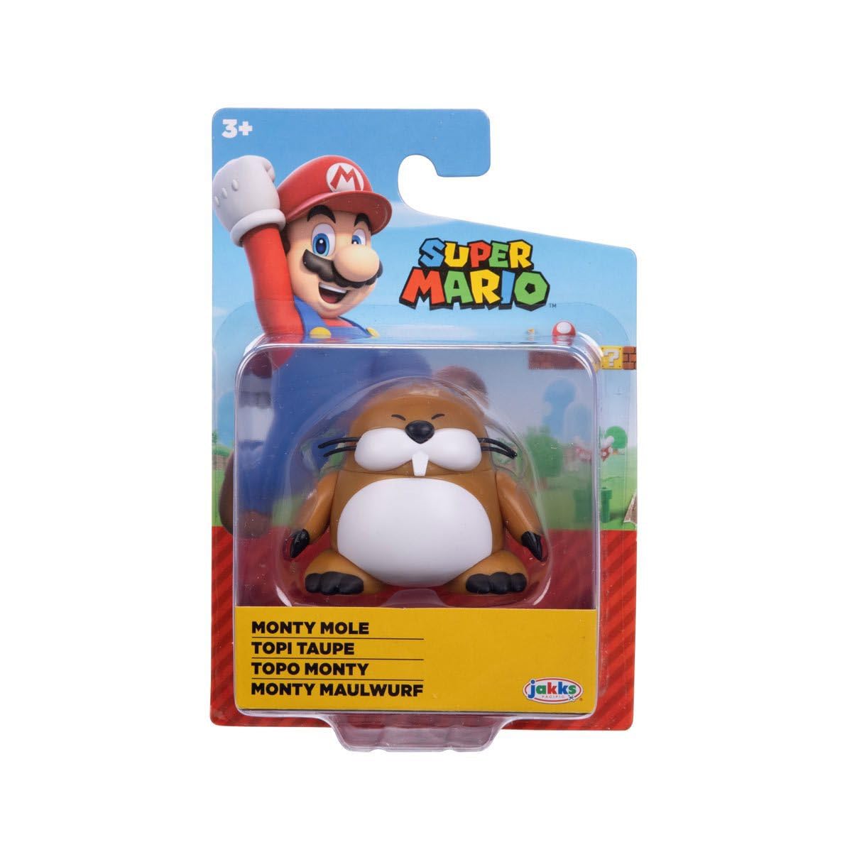Foto 2 pulgar | Minifigura Nintendo Super Mario Monty Mole 2,5 cm - Venta Internacional