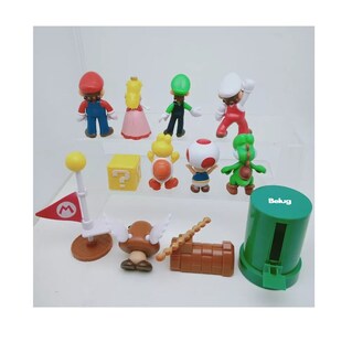 Foto 2 | Figuras Super Mario Bros Juguetes Coleccionables 12 Piezas Belug, Multicolor