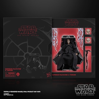 Foto 2 | Figura De Acción Star Wars The Black Series Emperor Palpatine - Venta Internacional.