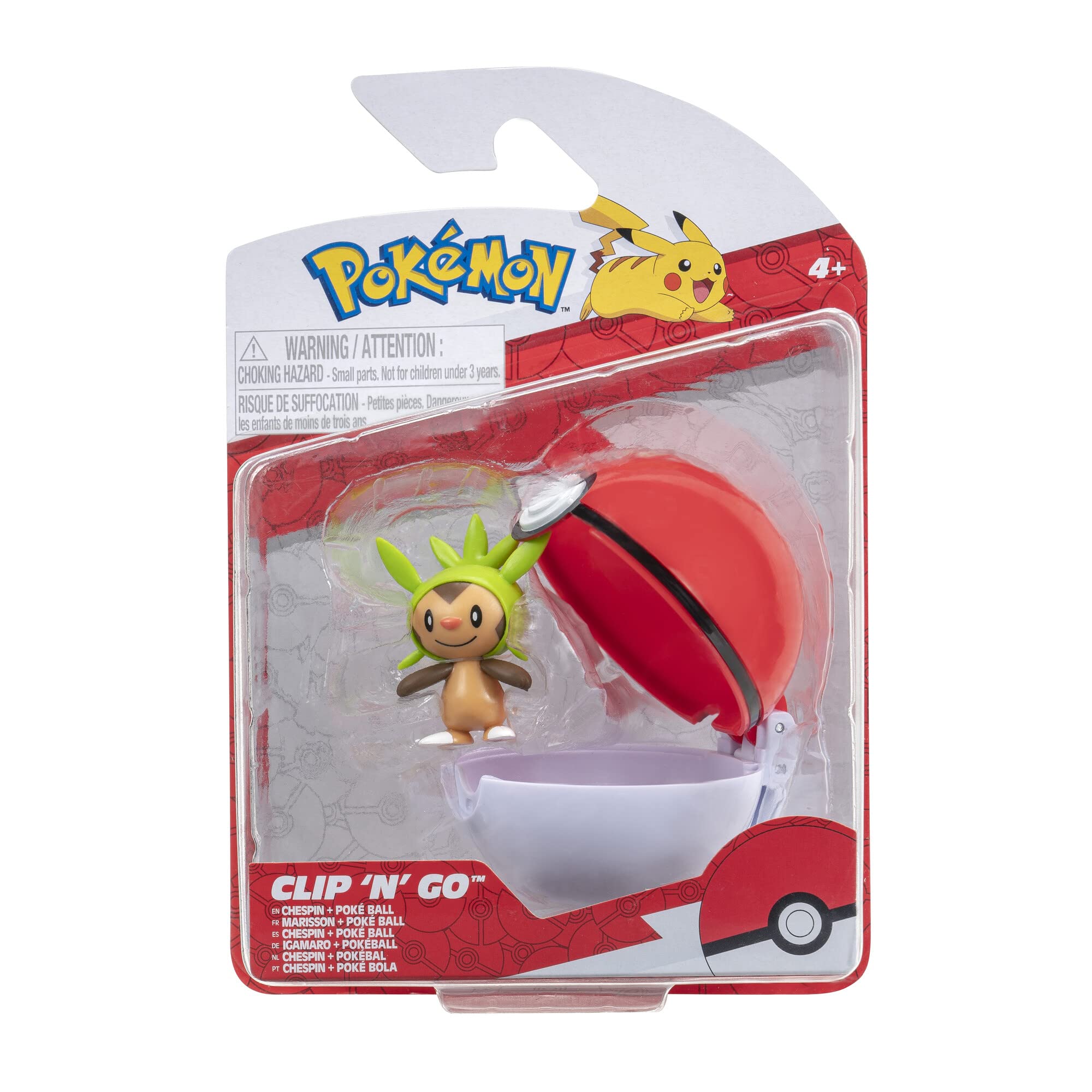 Foto 2 pulgar | Igamaro Poké Balls Clip 'n'go De Pokémon De Juguete Con Figura De 5 Cm - Venta Internacional.