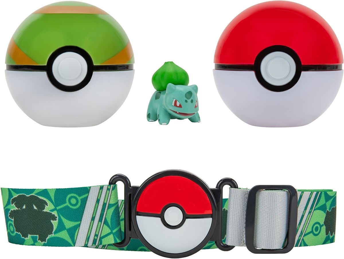 Foto 2 pulgar | Set De Cinturones Pokémon Clip 'n' Go Con Figura De Acción Y Bolas - Venta Internacional.