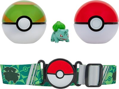 Foto 1 | Set De Cinturones Pokémon Clip 'n' Go Con Figura De Acción Y Bolas - Venta Internacional.