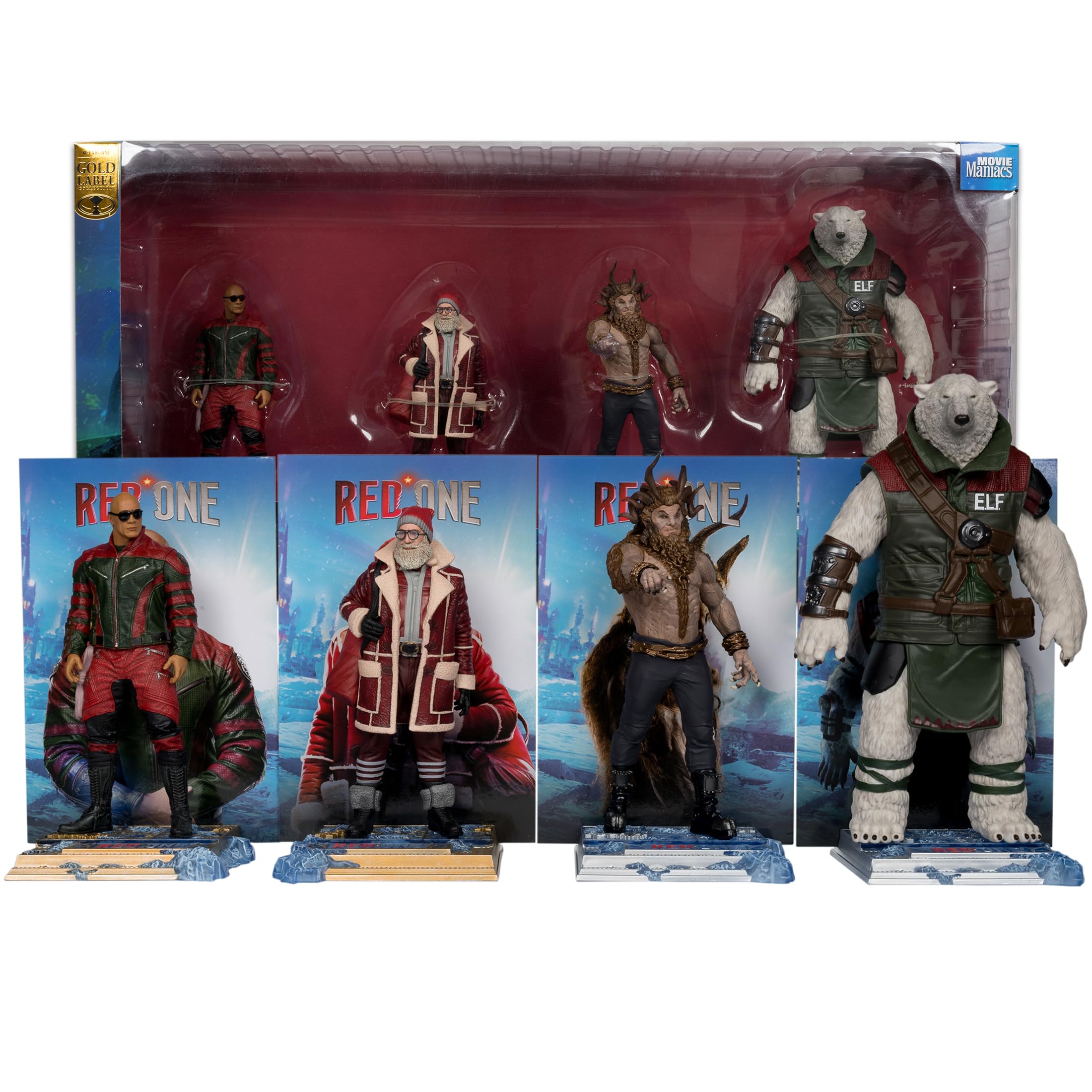 Foto 1 | Figura De Acción Mcfarlane Toys Red One Callum Drift De 6 Pulgadas Y 4 Unidades - Venta Internacional.