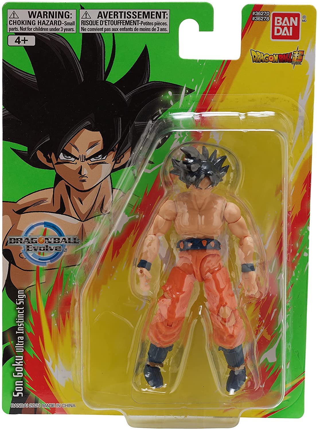 Foto 3 pulgar | Figura De Acción Bandai America Dragon Ball Evolve Goku 12 Cm - Venta Internacional.