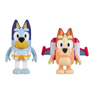 Foto 1 | Paquete De 2 Figuras Bluey Action Heroes De 2.5 Pulgadas Con Bingo - Venta Internacional.