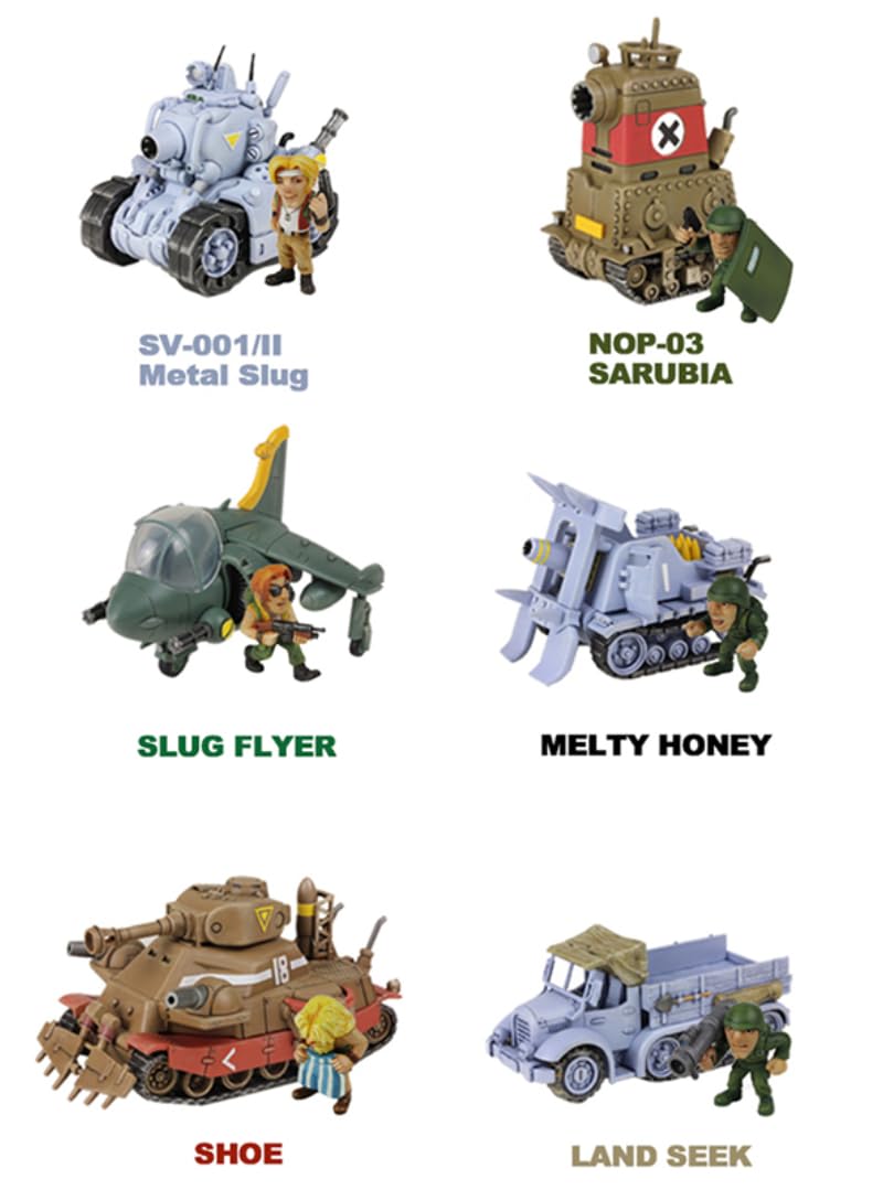 Foto 7 pulgar | Kit De Maquetas De Plástico Hiplay Metal Slug X Tank Mecha Style Anime - Venta Internacional.