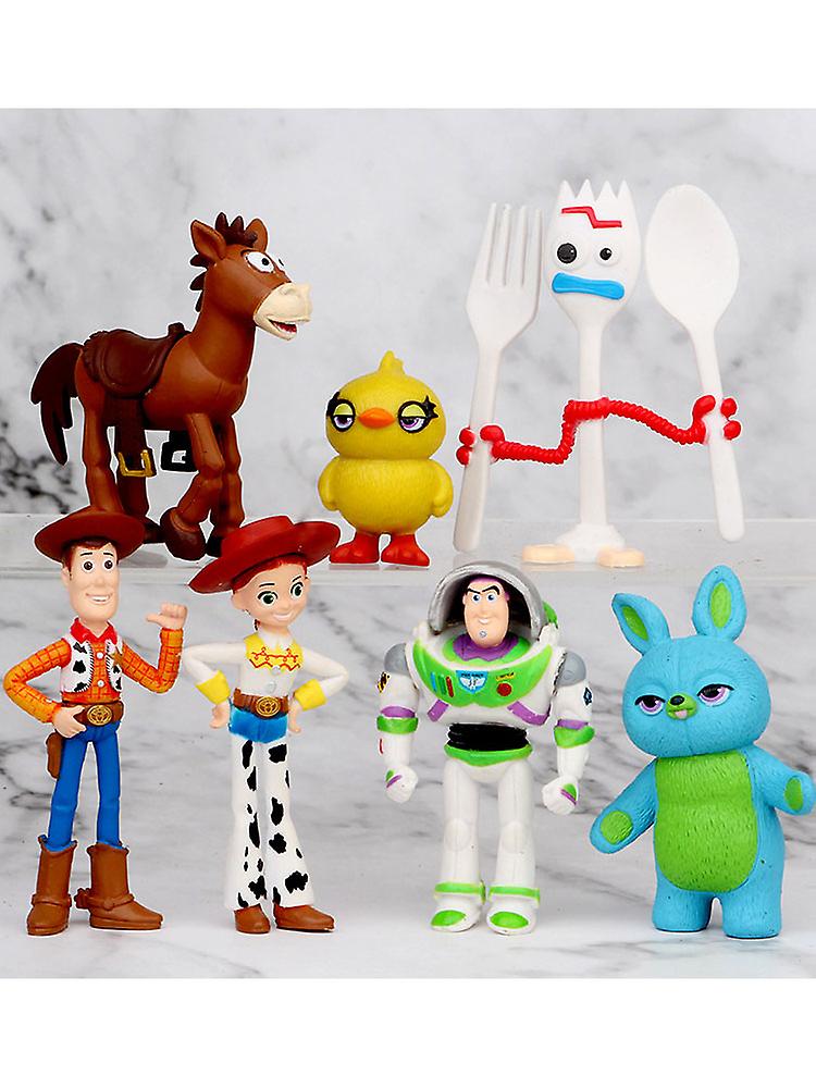 Foto 2 pulgar | Figuras Horquilleras De Woody Jessie Buzz Lightyear De Toy Story 4, De 4 A 7 Cm - Venta Internacional.