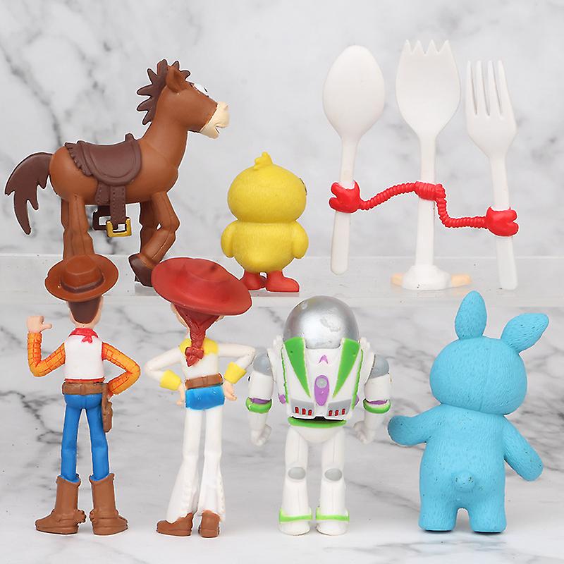 Foto 4 pulgar | Figuras Horquilleras De Woody Jessie Buzz Lightyear De Toy Story 4, De 4 A 7 Cm - Venta Internacional.