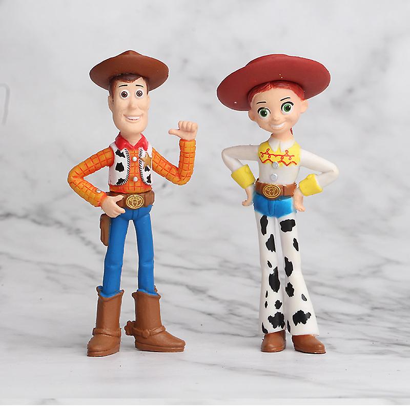 Foto 6 pulgar | Figuras Horquilleras De Woody Jessie Buzz Lightyear De Toy Story 4, De 4 A 7 Cm - Venta Internacional.