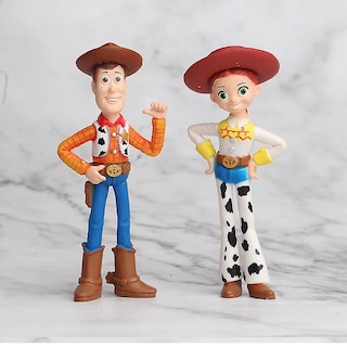 Foto 5 | Figuras Horquilleras De Woody Jessie Buzz Lightyear De Toy Story 4, De 4 A 7 Cm - Venta Internacional.