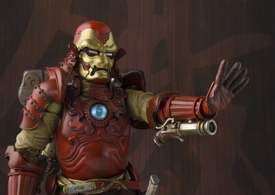 Foto 3 | Figura De Acción Tamashii Nations Bandai Samurai Iron Man - Venta Internacional.