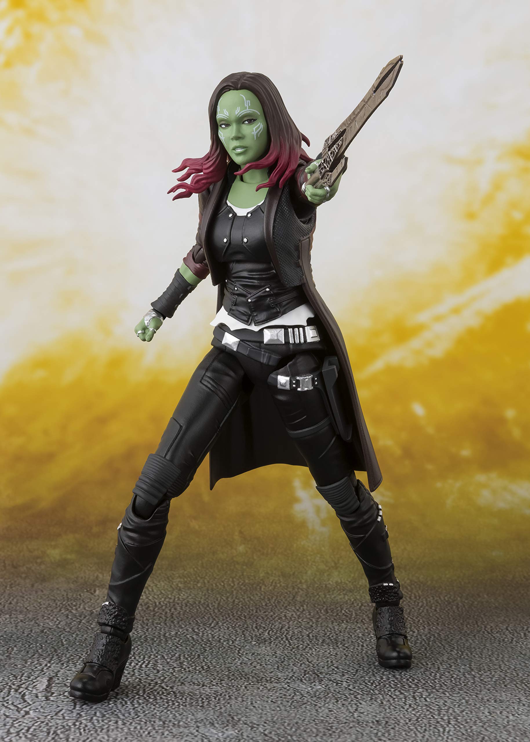Foto 6 pulgar | Figura De Acción Tamashii Nations Gamora Avengers: Infinity War - Venta Internacional.