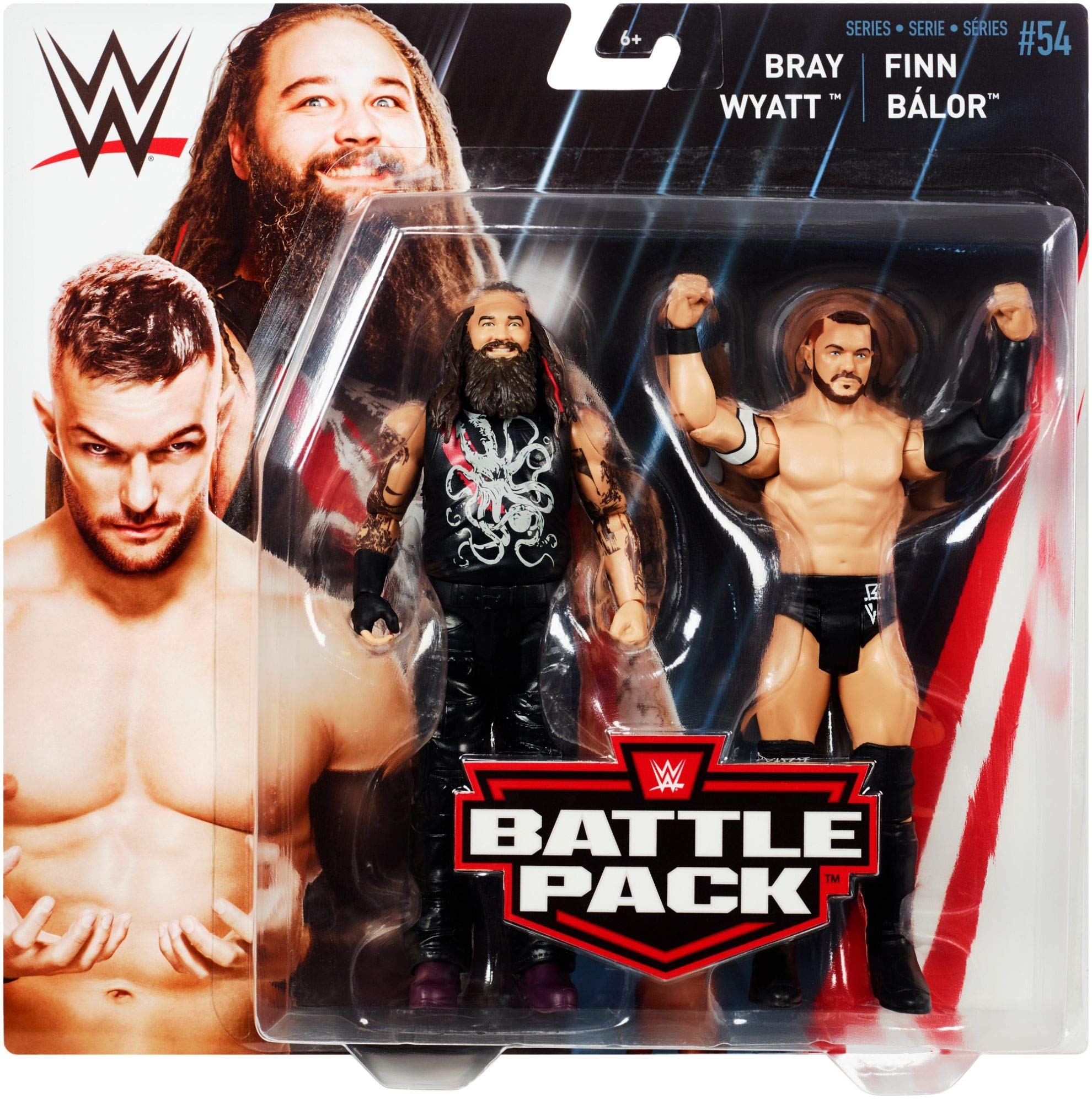 Foto 7 | Figuras De Acción Wwe Bray Wyatt Contra Finn Balor, Paquete De 2 Unidades, 15 Cm - Venta Internacional.