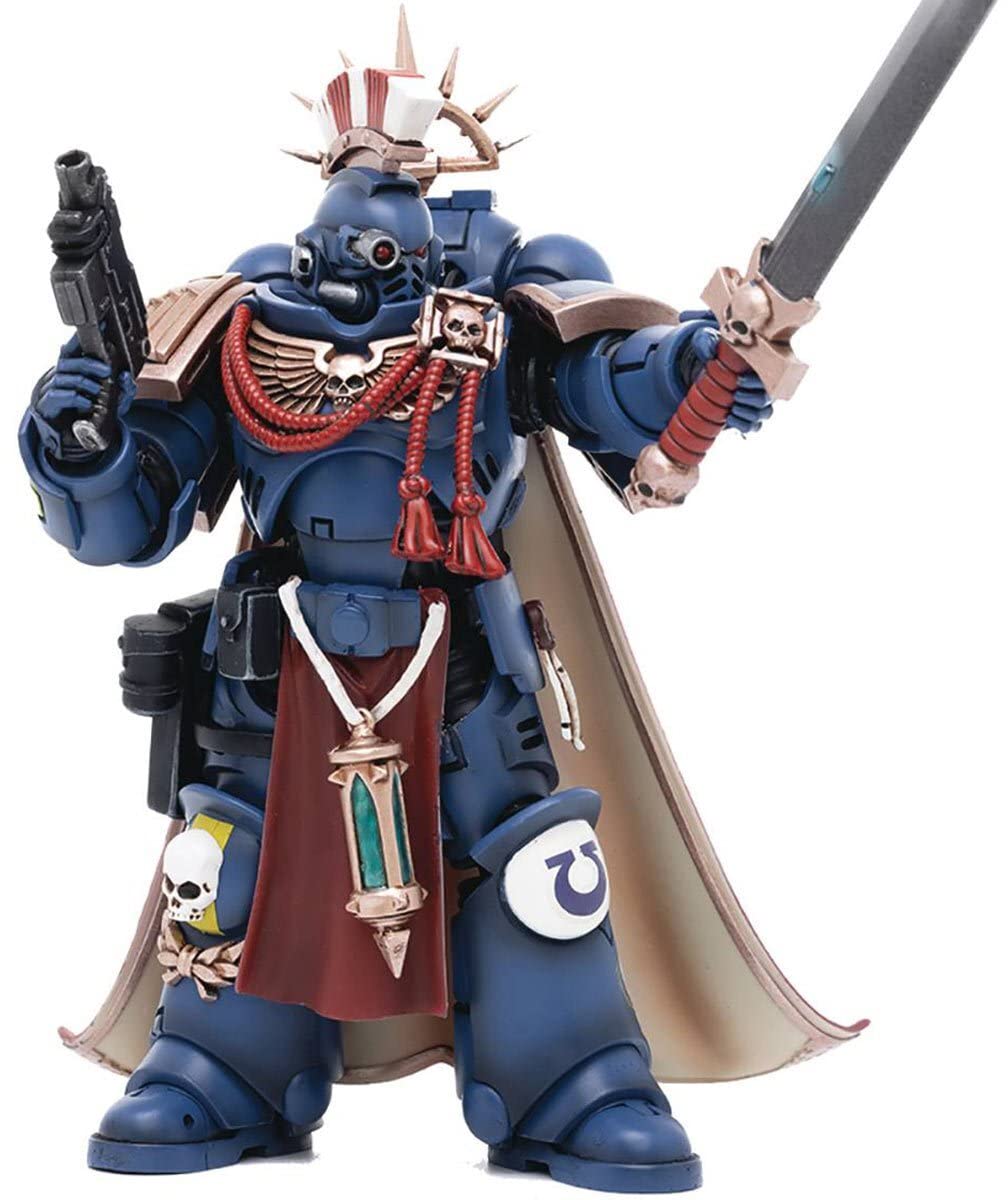 Foto 2 pulgar | Figura De Acción Joytoy Warhammer 40k Ultramarines Captain 1/18 - Venta Internacional.