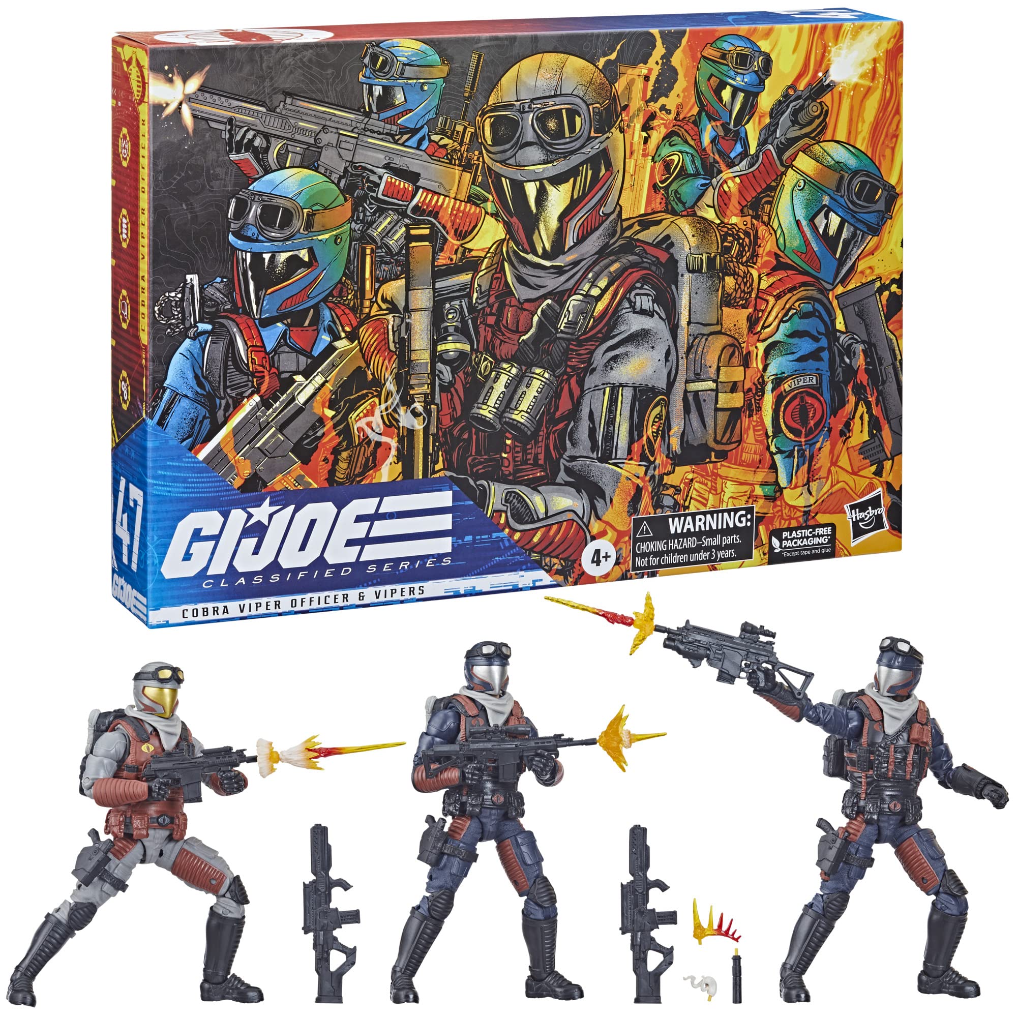Foto 5 pulgar | Figuras De Acción G.i. Joe Classified Series Cobra Viper - Venta Internacional.