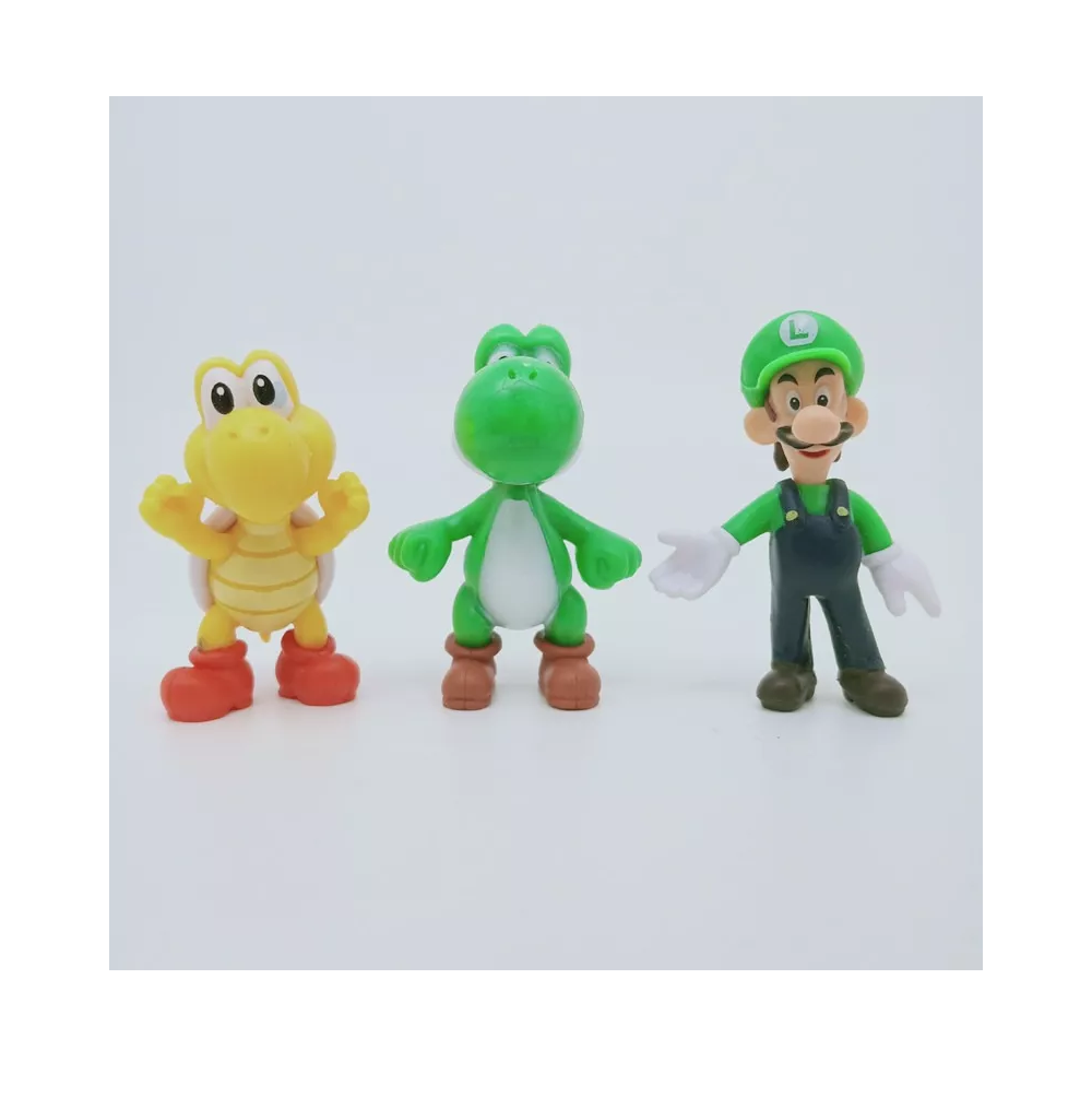 Foto 5 pulgar | Figuras Super Mario Bros Juguetes Coleccionables Lab.g 12 Piezas Multicolor