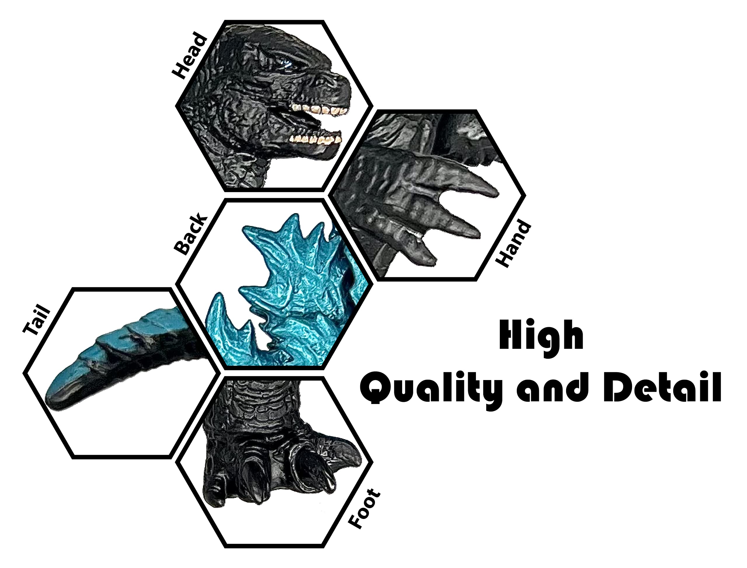 Foto 3 pulgar | Figura De Acción De Juguete Twcare Godzilla Vs. Kong 2021 King Of The Monsters - Venta Internacional.