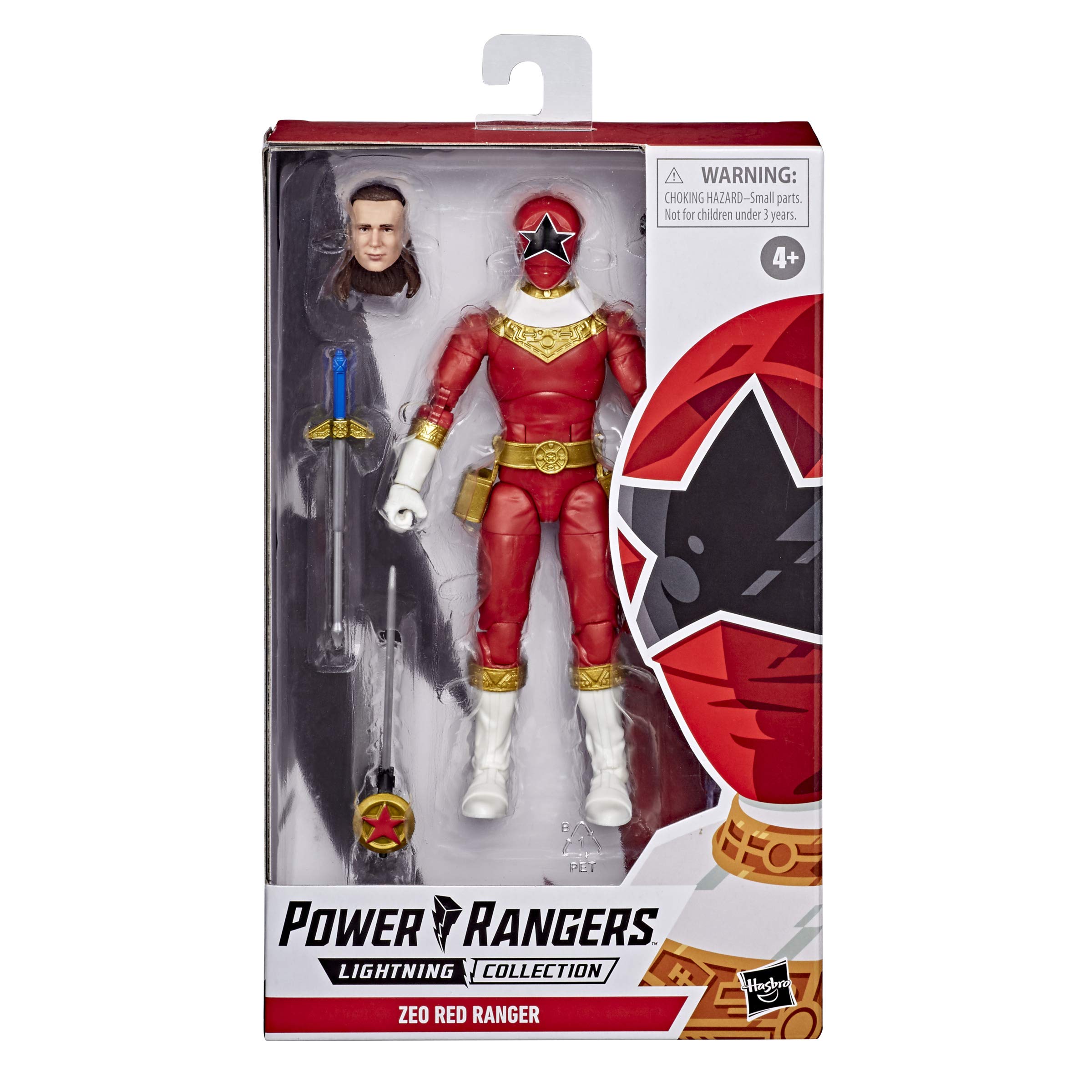 Foto 3 pulgar | Figura De Acción Power Rangers Lightning Collection Zeo Red Ranger - Venta Internacional.