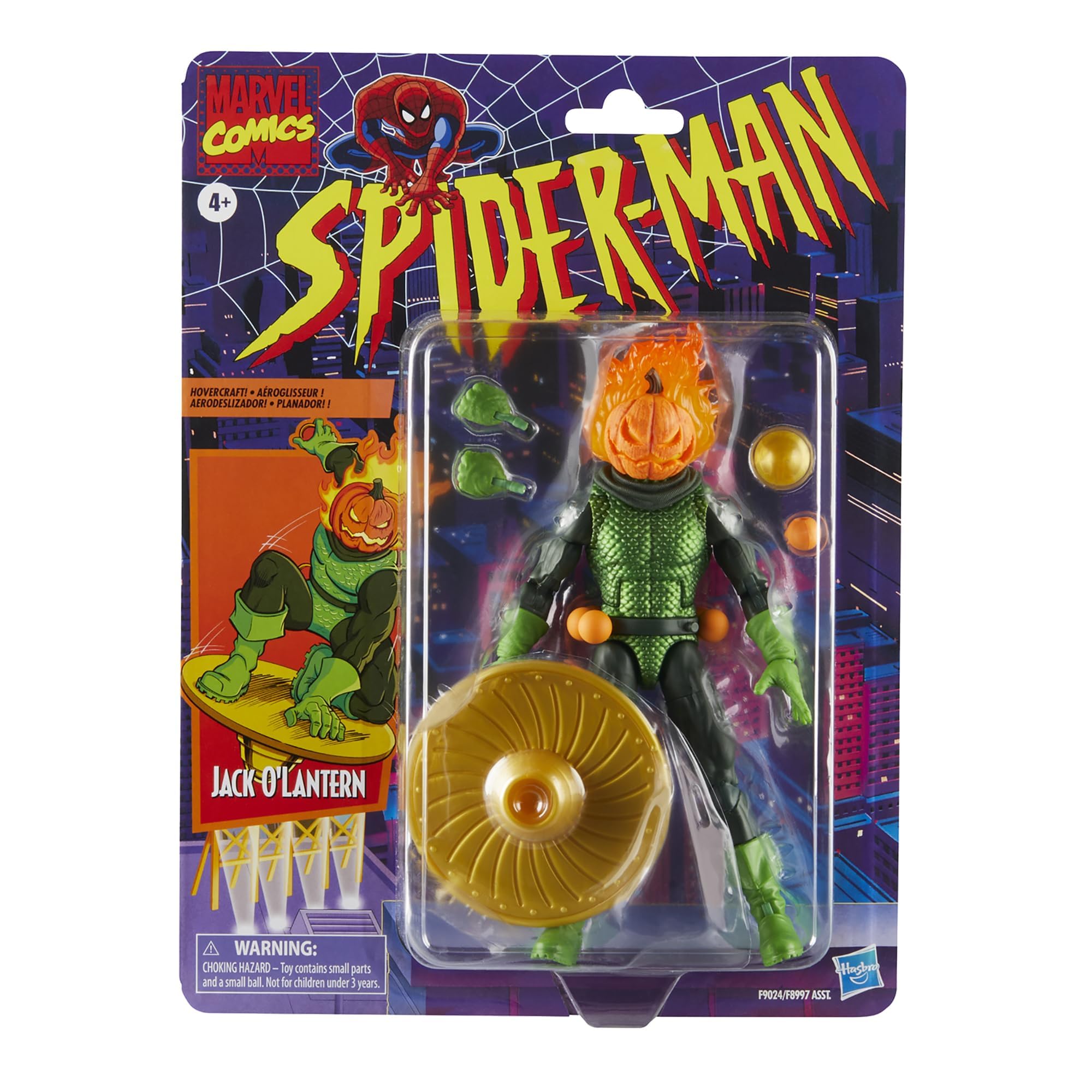 Foto 3 pulgar | Figura De Acción Marvel Legends Series Jack O'lantern 15 Cm - Venta Internacional.
