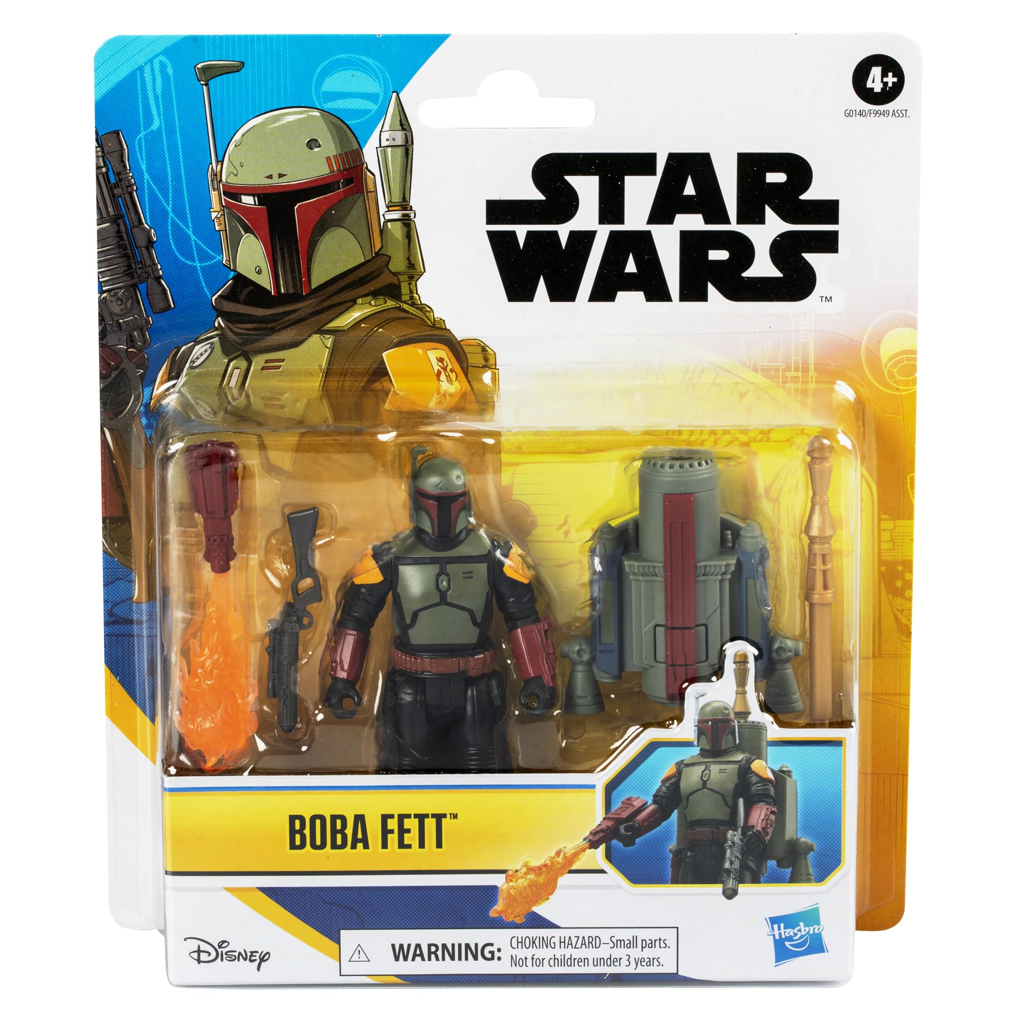 Foto 5 pulgar | Figura De Acción Star Wars Epic Hero Series Boba Fett 10 Cm - Venta Internacional.