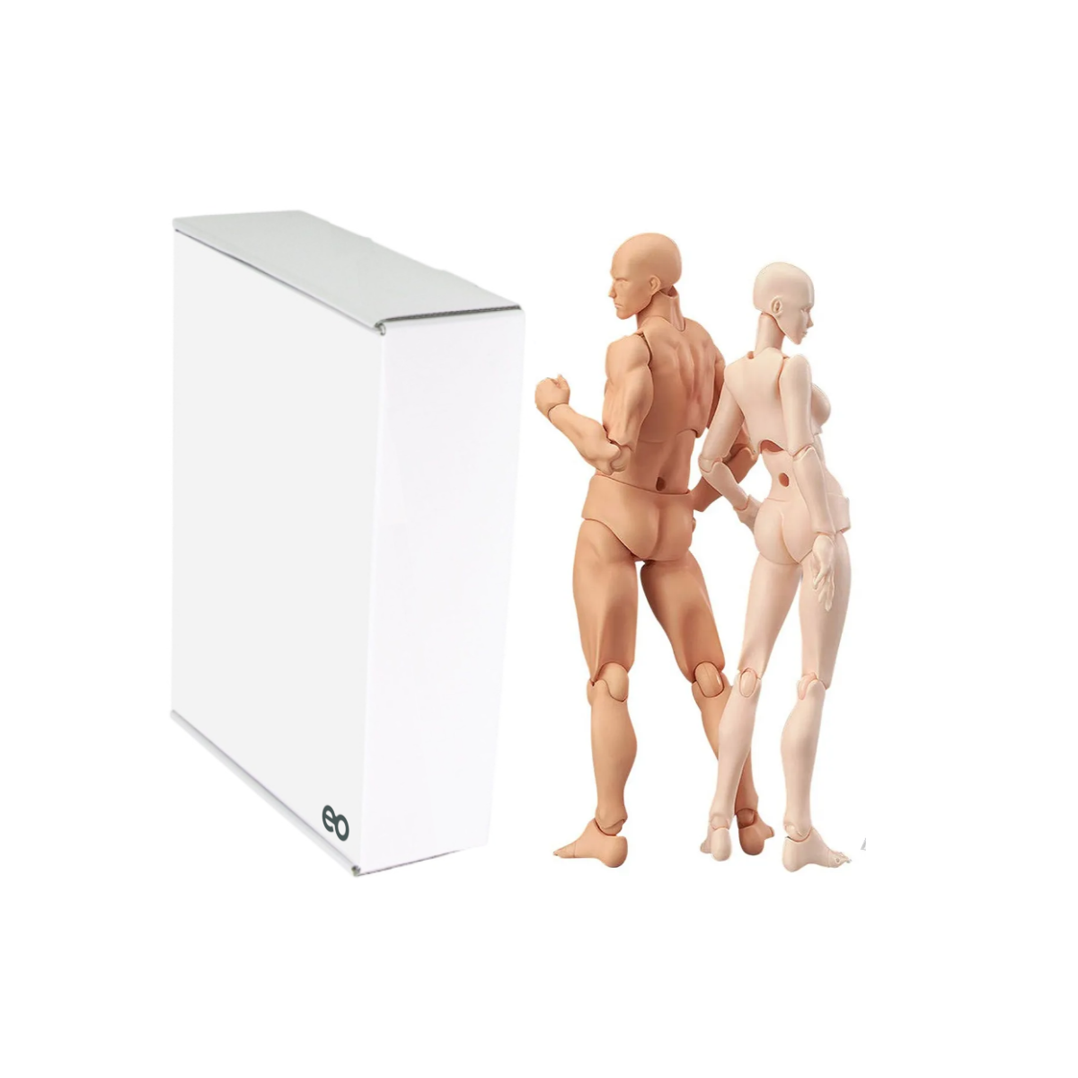 Foto 1 | Maniquí Articulado De Dibujo Para Artistas Con Base 2 Pcs Eo Safe Imports Esi-19056 Multicolor