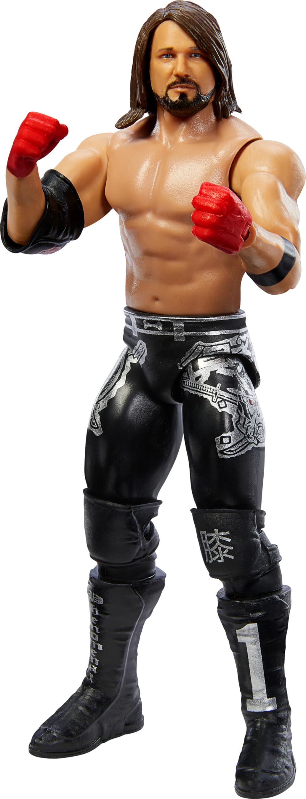 Foto 2 pulgar | Figura De Acción Mattel Wwe Aj Styles Coleccionable De 15 Cm Con 10 Puntos - Venta Internacional.