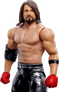Foto 2 | Figura De Acción Mattel Wwe Aj Styles Coleccionable De 15 Cm Con 10 Puntos - Venta Internacional.