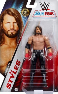 Foto 6 | Figura De Acción Mattel Wwe Aj Styles Coleccionable De 15 Cm Con 10 Puntos - Venta Internacional.