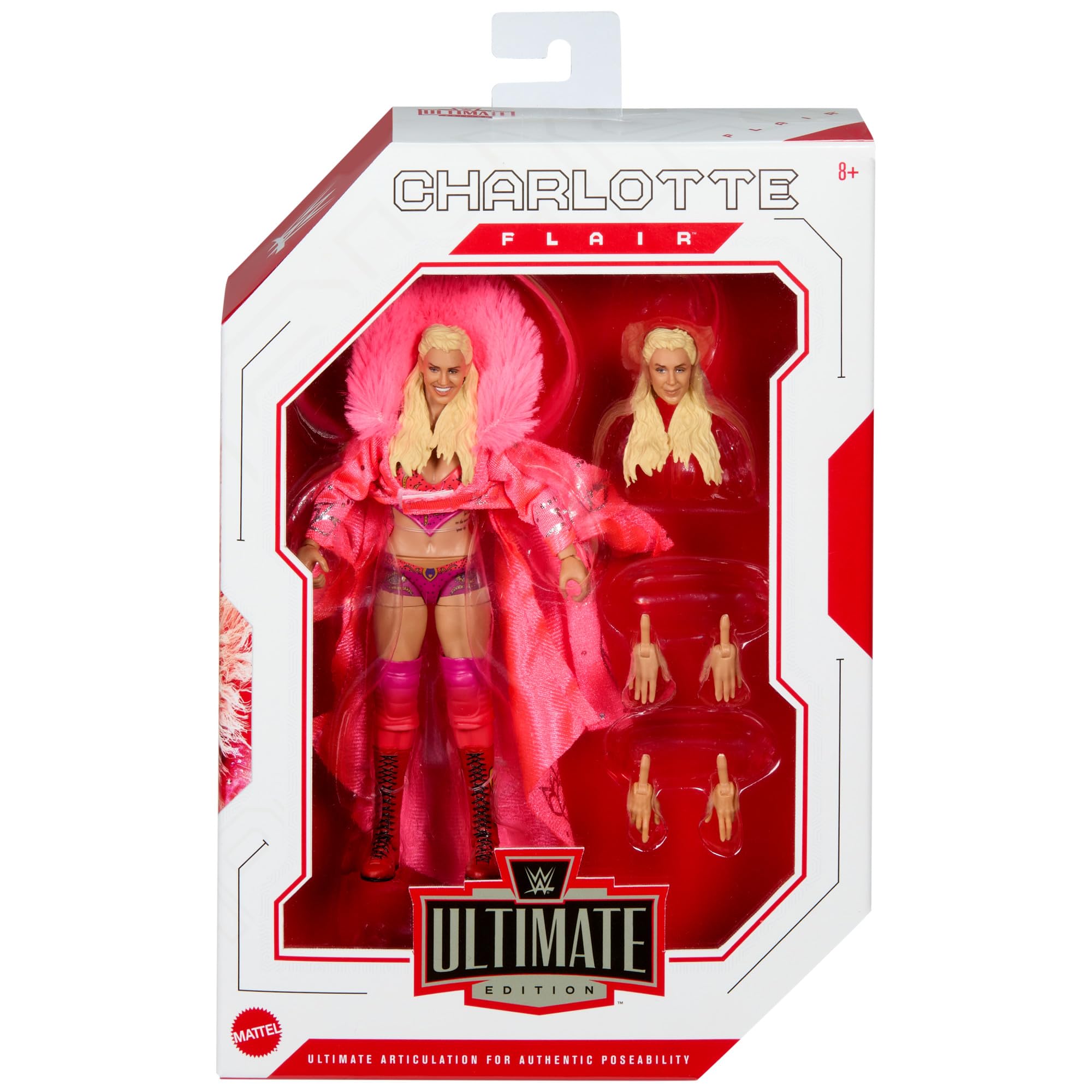 Foto 3 pulgar | Figura De Acción Mattel Wwe Ultimate Edition Charlotte Flair - Venta Internacional.
