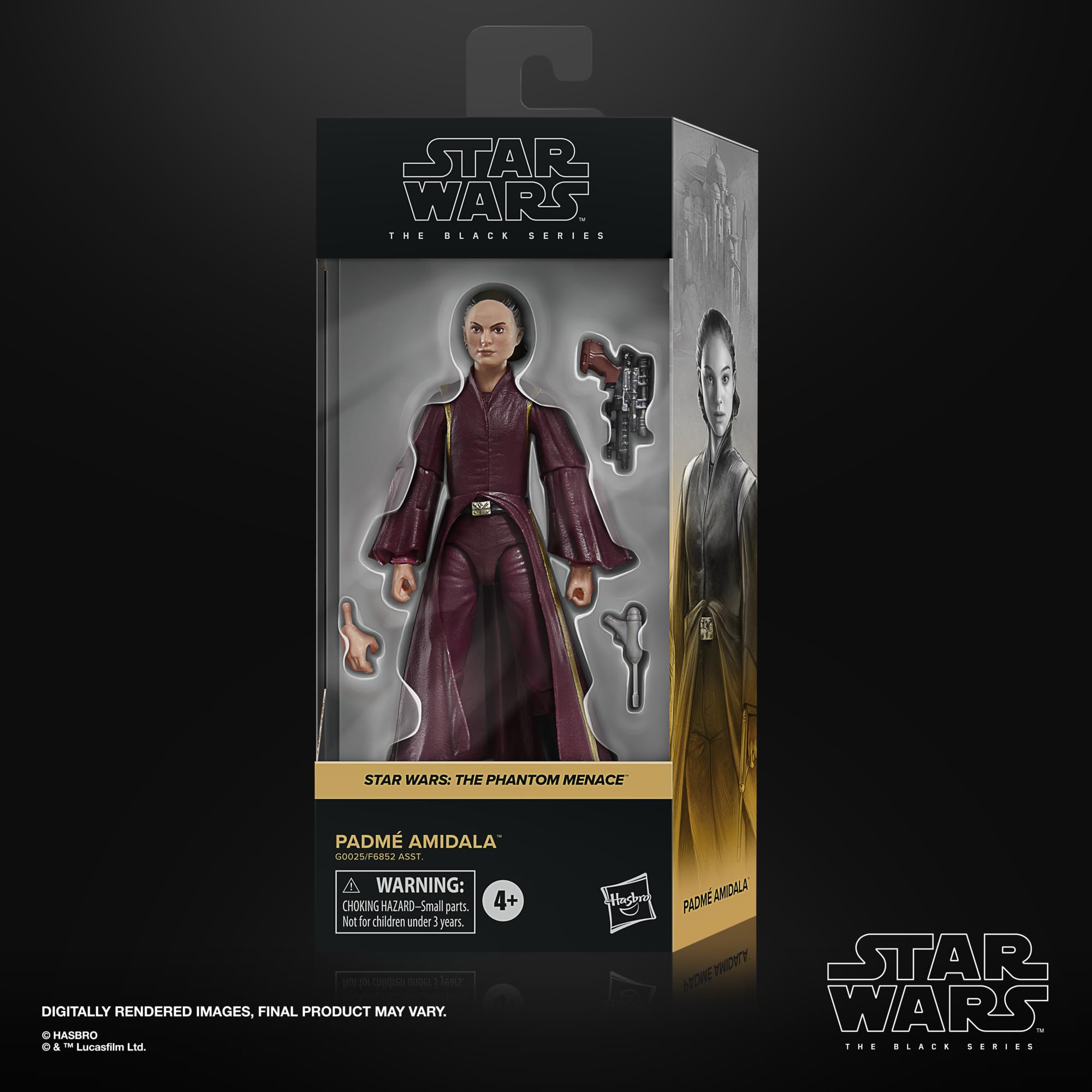 Foto 3 pulgar | Figura De Acción Star Wars The Black Series Padmé Amidala 15cm - Venta Internacional.