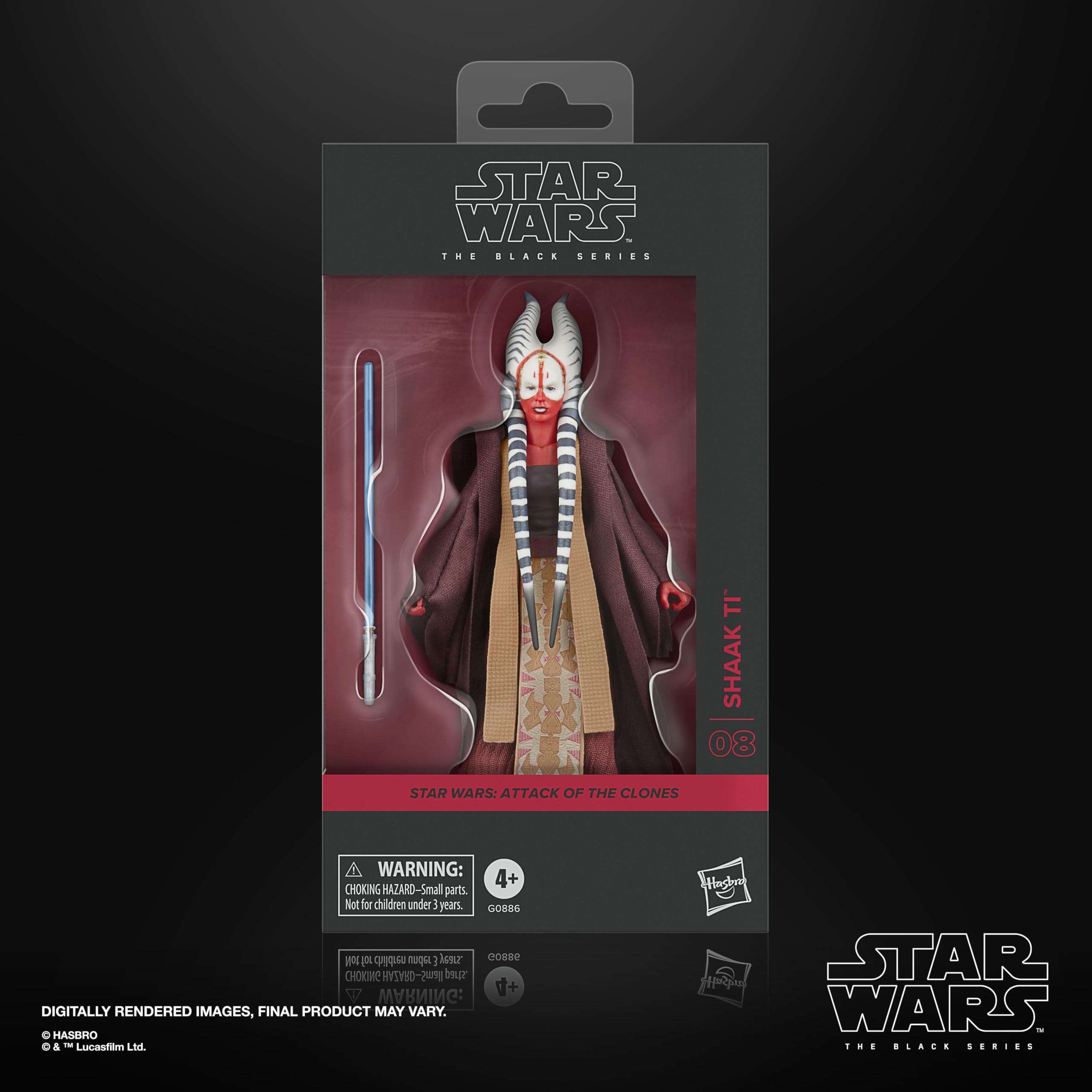 Foto 2 | Figura De Acción Star Wars The Black Series Shaak Ti 15cm - Venta Internacional.
