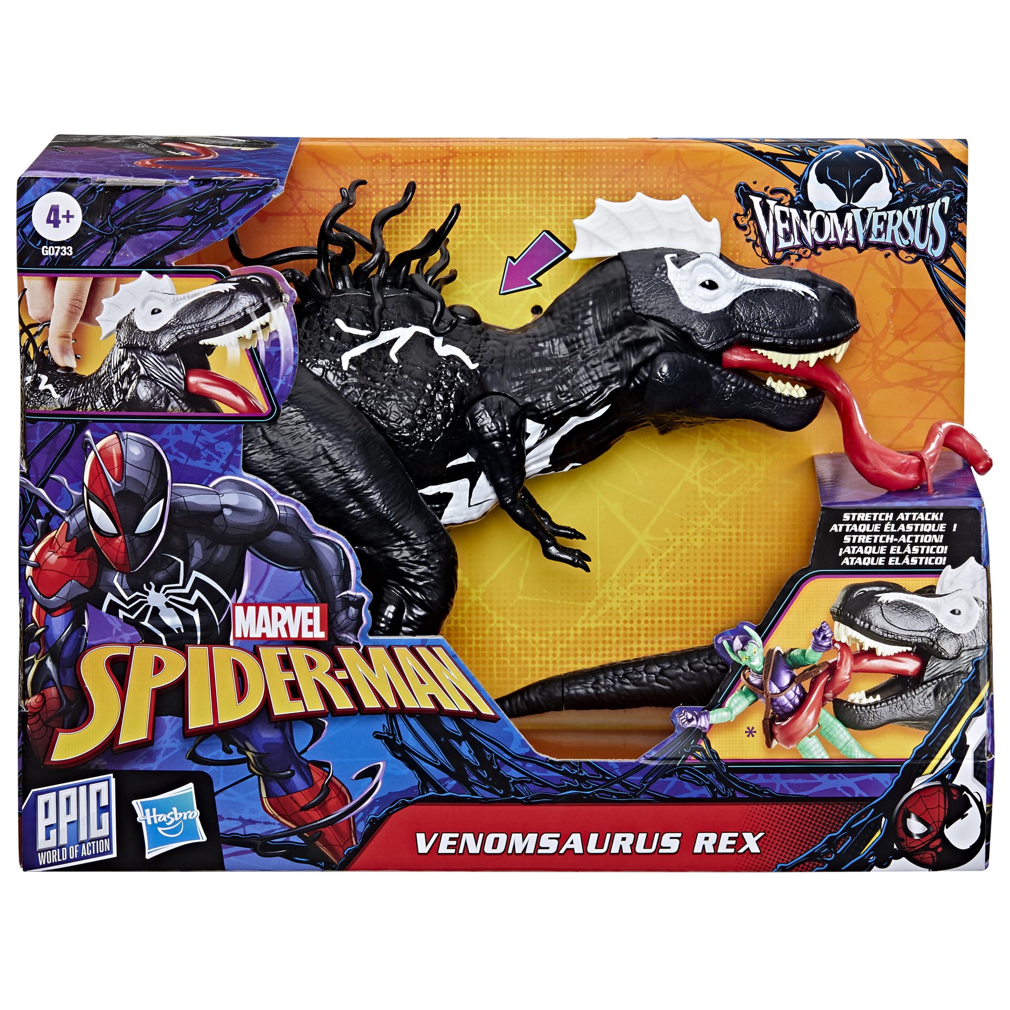 Foto 2 | Figura De Acción Spider-man Venomversus Venomsaurus Rex 40cm - Venta Internacional.