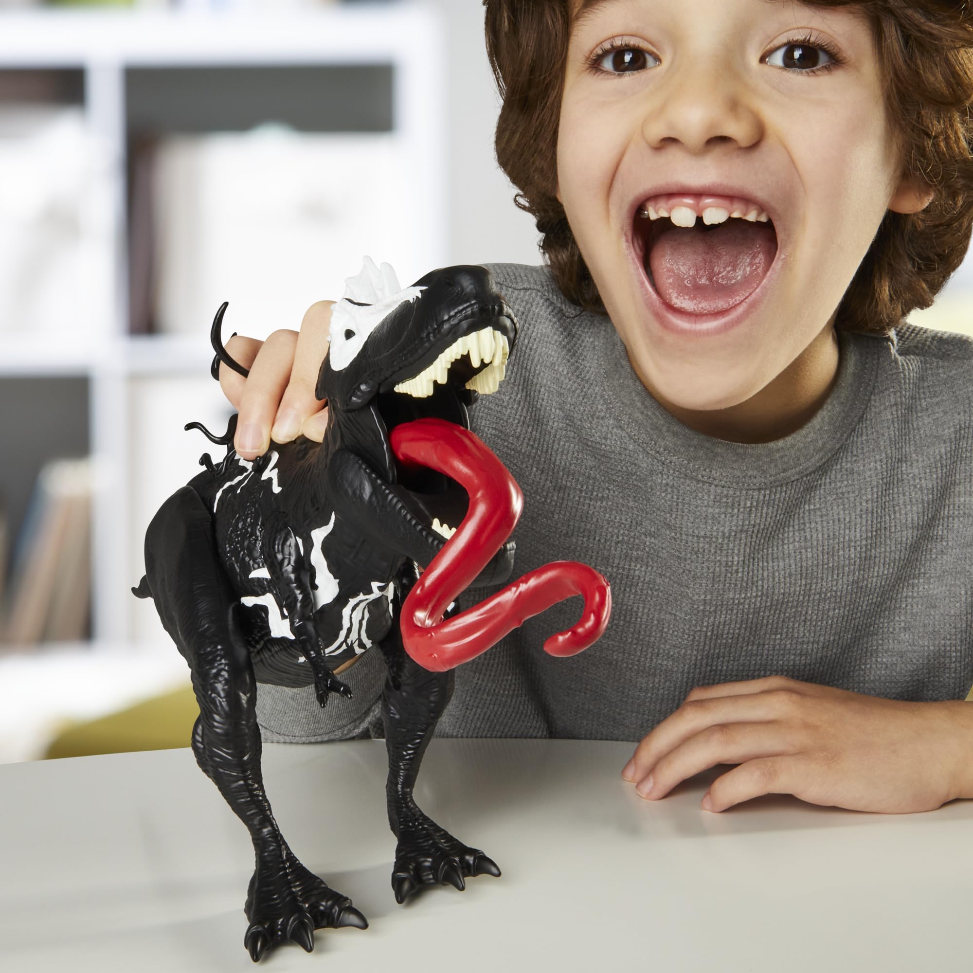 Foto 6 pulgar | Figura De Acción Spider-man Venomversus Venomsaurus Rex 40cm - Venta Internacional.