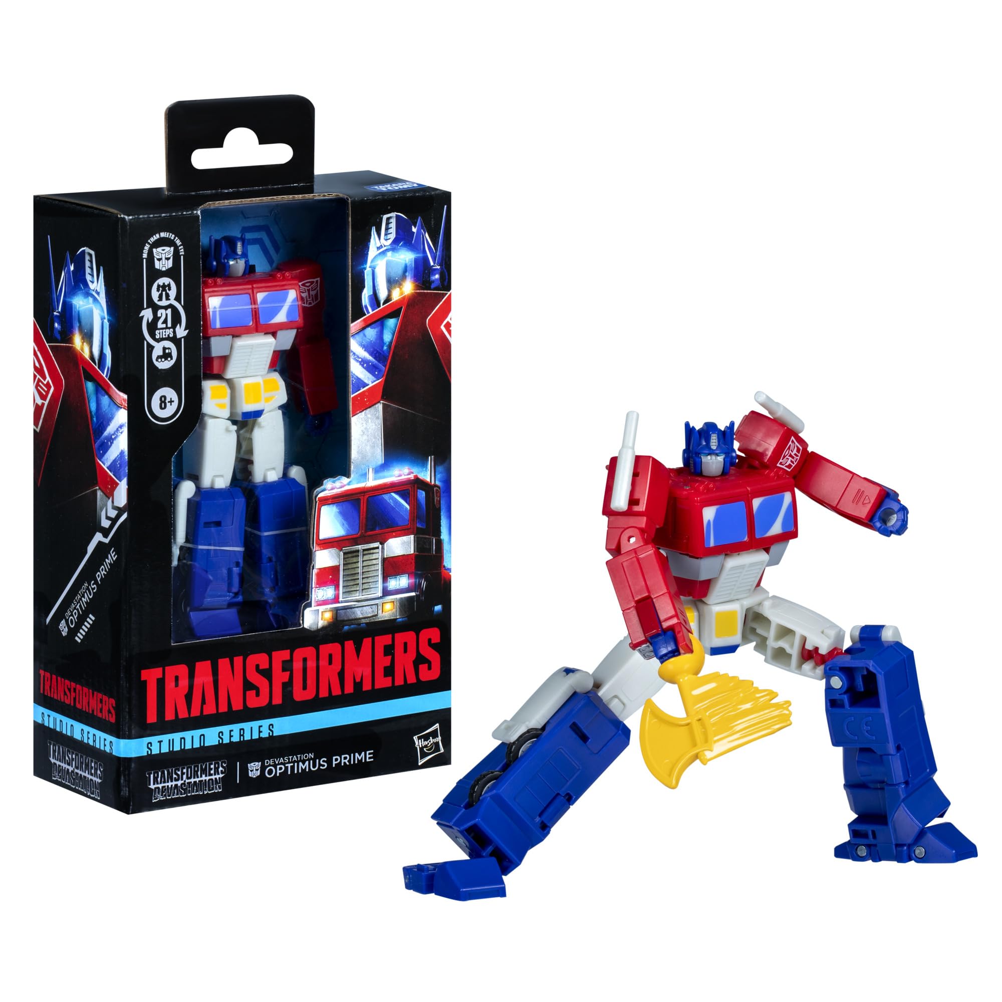 Foto 4 pulgar | Figura De Acción Transformers Studio Series Devastation Optimus Prime - Venta Internacional.