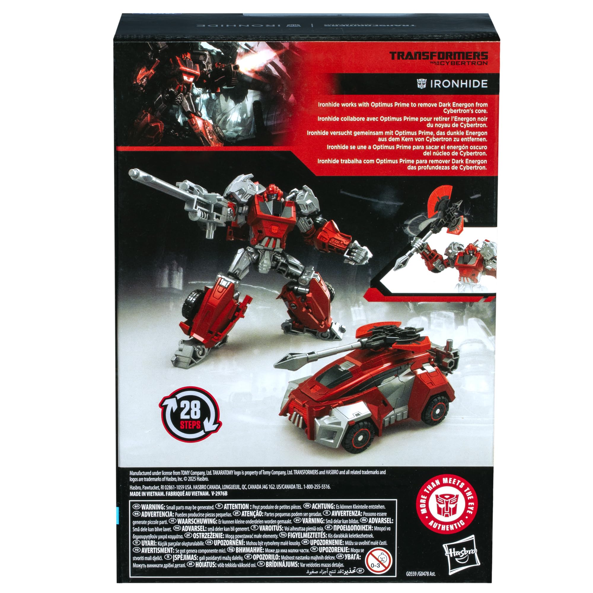 Foto 6 pulgar | Figura De Acción Transformers Studio Series Ironhide 16,5 Cm - Venta Internacional.