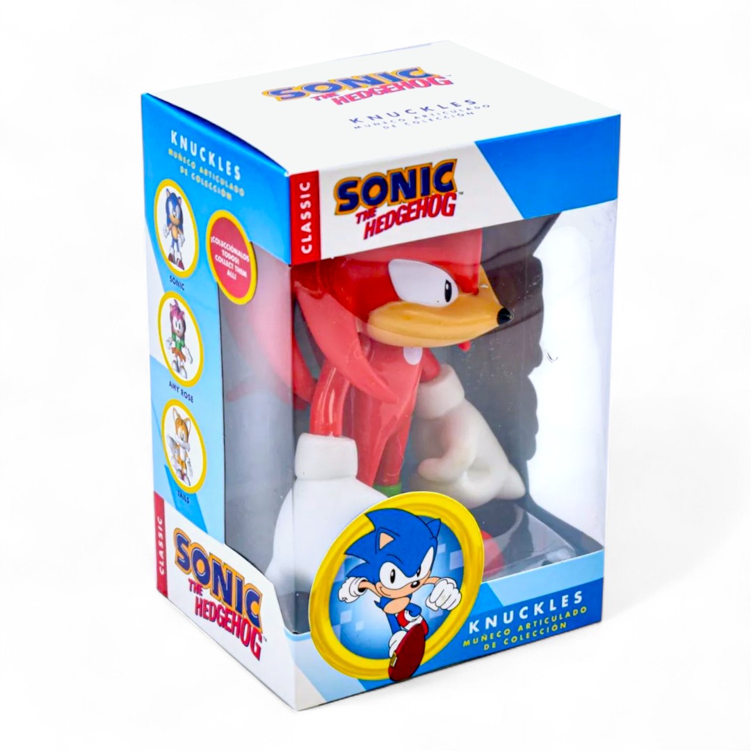 Foto 5 pulgar | Figura De Knuckles Del Videojuego Sonic St-kn6-01