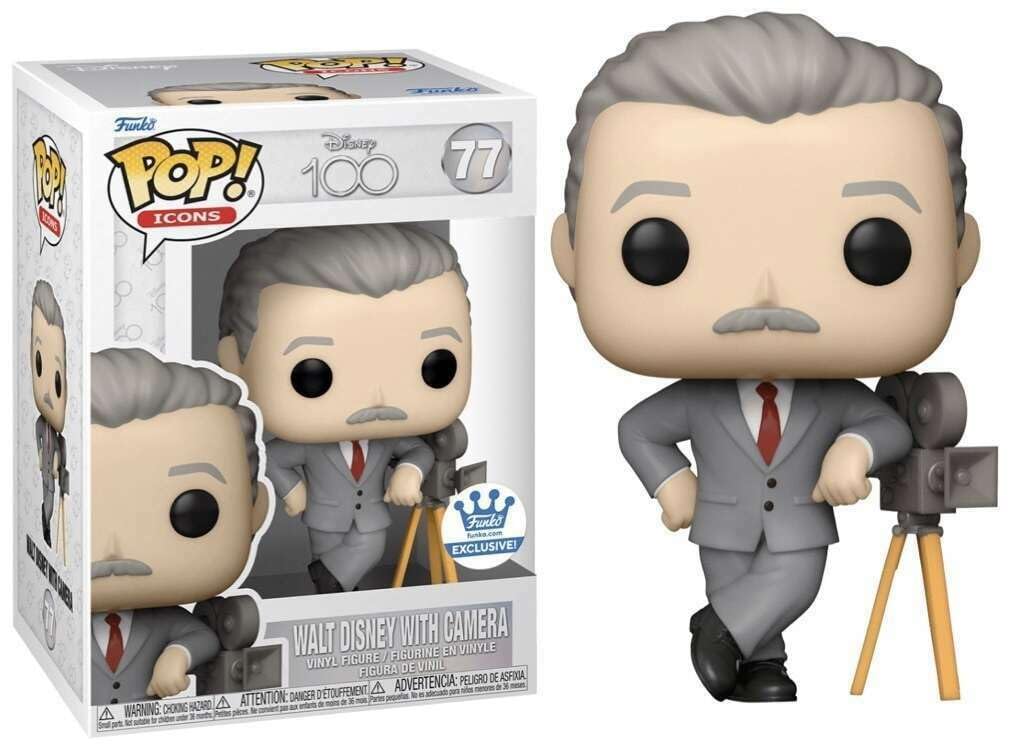 Foto 2 pulgar | Figura De Vinilo Funko Pop! Walt Disney Con Cámara #77, 9,5 Cm - Venta Internacional.
