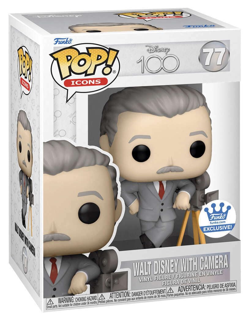 Foto 3 pulgar | Figura De Vinilo Funko Pop! Walt Disney Con Cámara #77, 9,5 Cm - Venta Internacional.