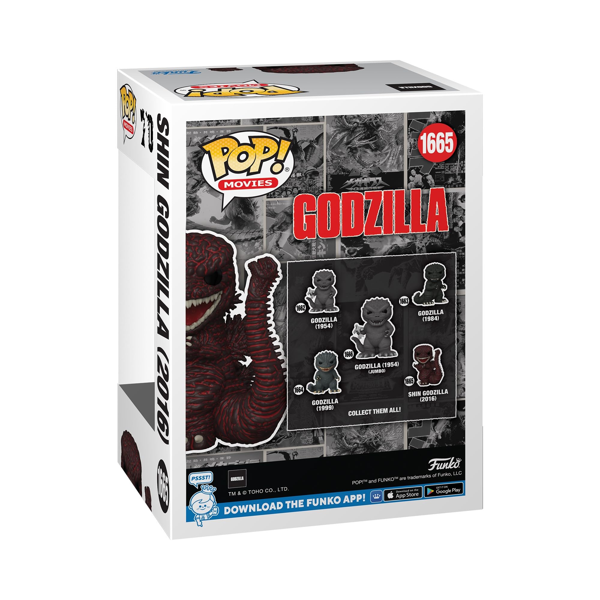 Foto 4 pulgar | Figura De Vinilo Coleccionable Funko Pop Movies Godzilla 2016 - Venta Internacional.