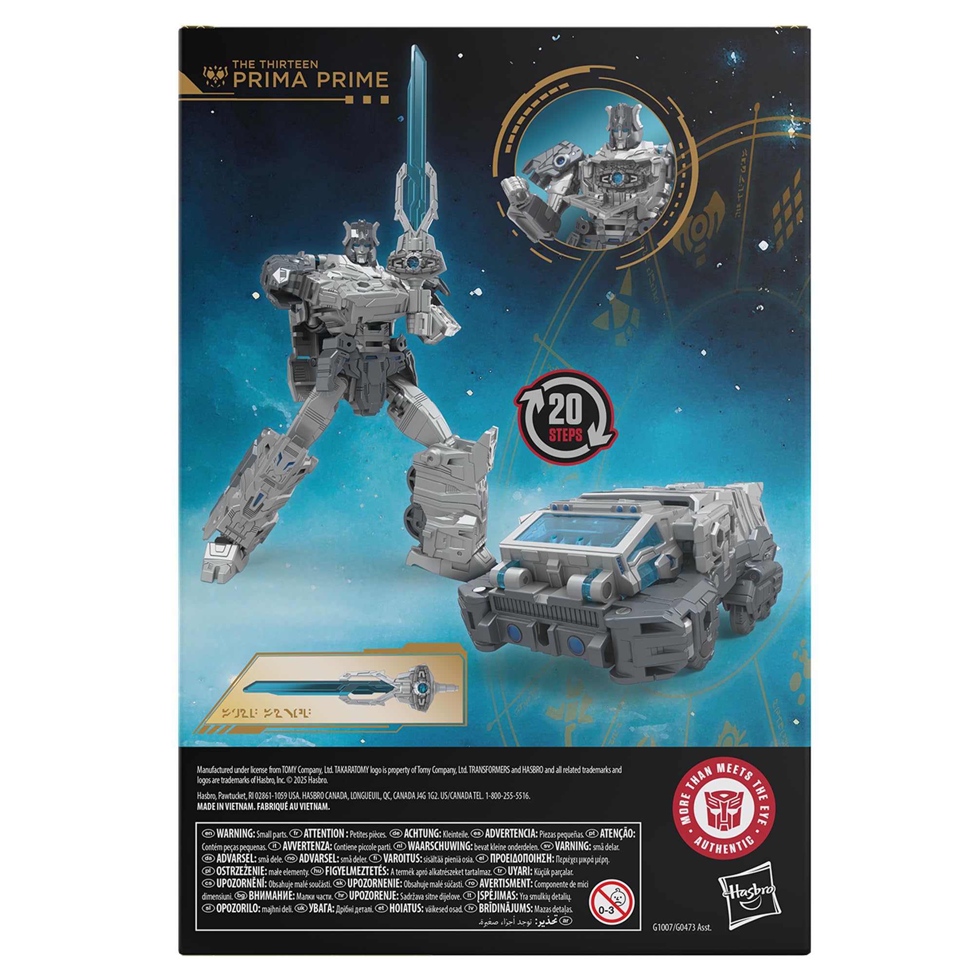 Foto 7 | Figura De Acción Transformers Age Of The Primes Voyager Class - Venta Internacional.