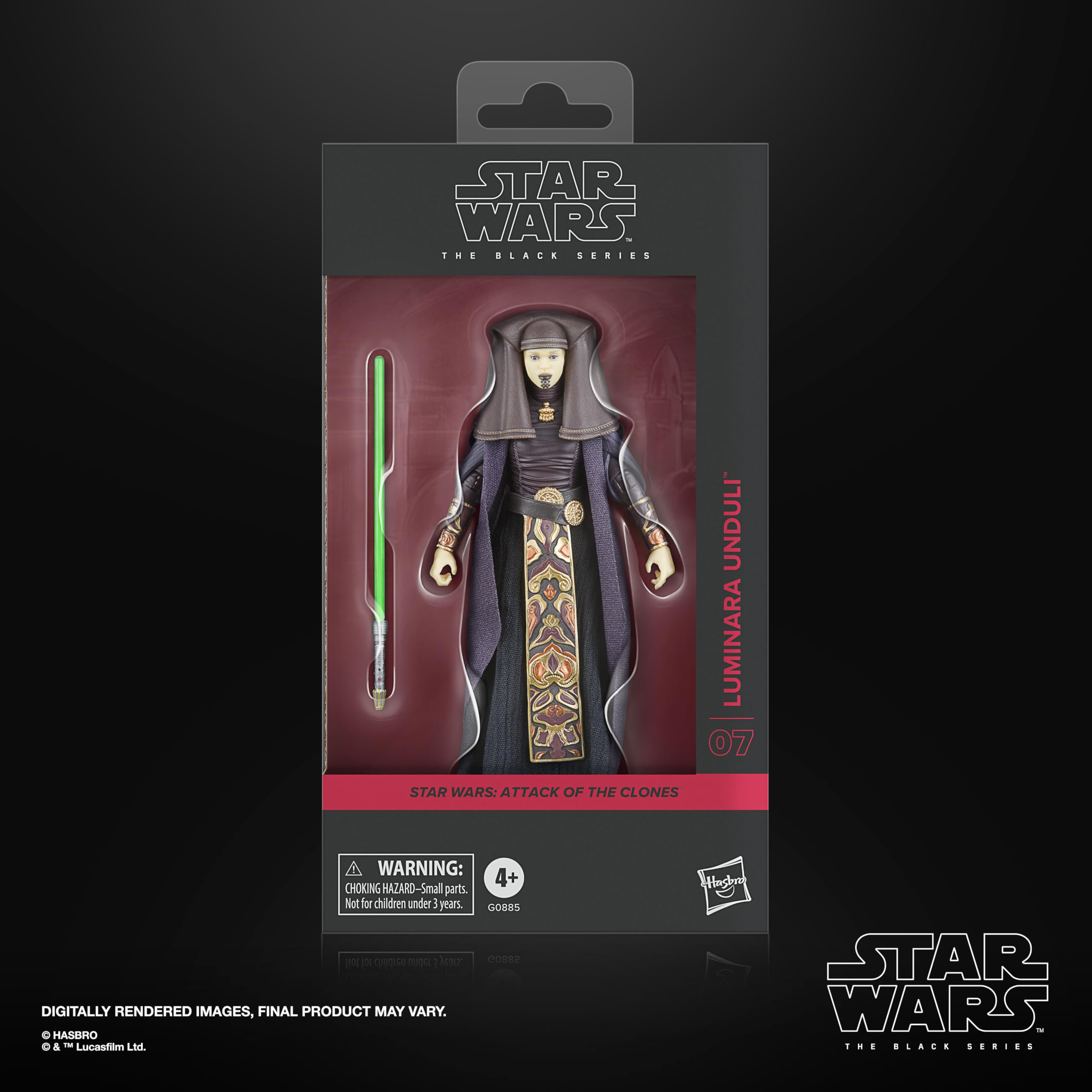 Foto 2 | Figura De Acción Star Wars The Black Series Luminara Unduli - Venta Internacional.