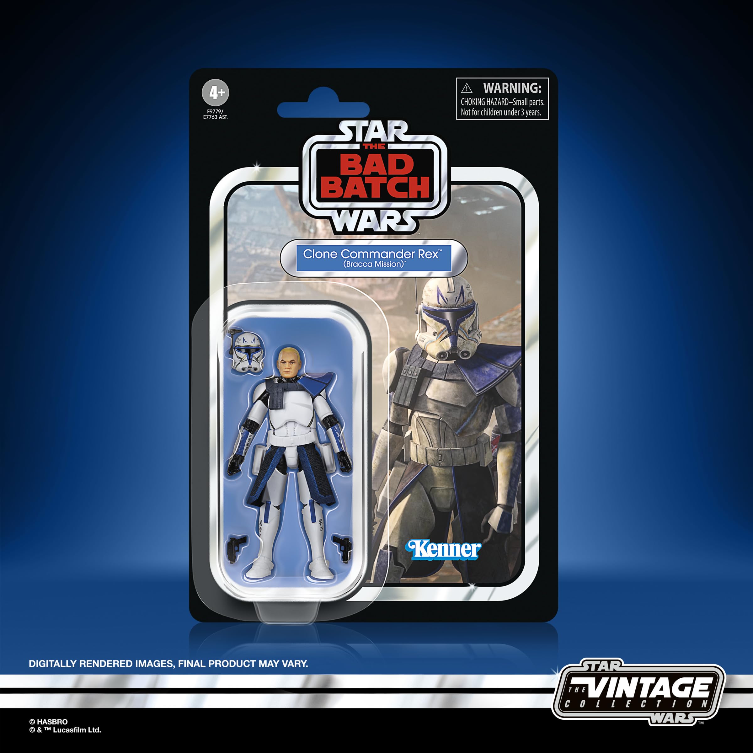 Foto 2 | Figura De Acción Star Wars The Vintage Collection Clone Commander Rex - Venta Internacional.