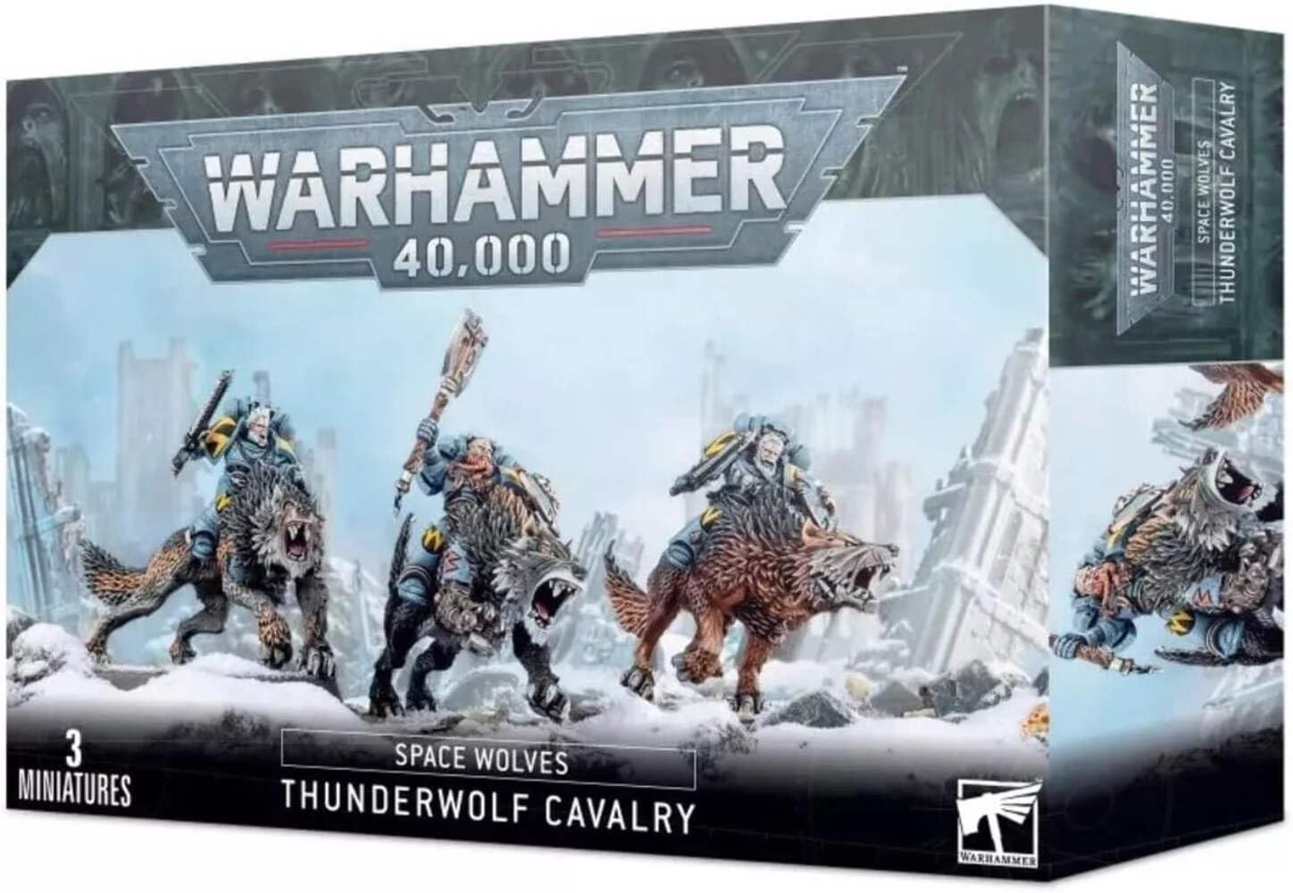 Foto 2 pulgar | Taller De Juegos De Figuras De Acción Space Wolves Thunder Wolf - Venta Internacional.