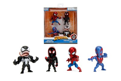 Foto 1 | Set De Figuras De Acción Jada Toys Marvel Spider-man, Paquete De 4 Unidades, 2.5 Pulgadas - Venta Internacional.