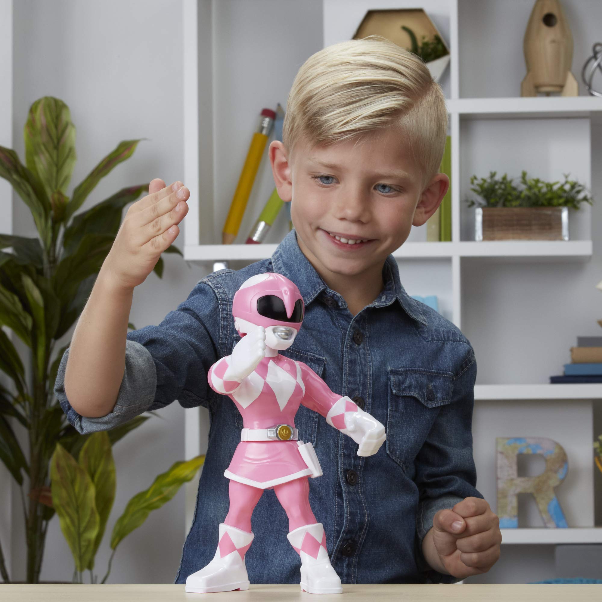 Foto 6 pulgar | Figura De Acción Power Rangers Playskool Pink Ranger 25 Cm - Venta Internacional.