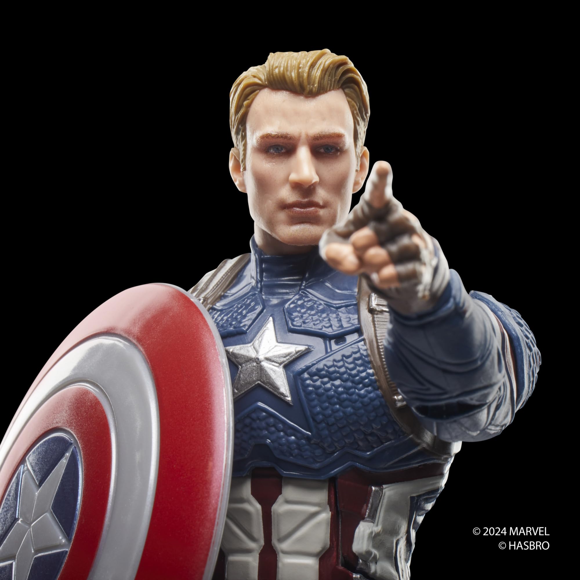 Foto 4 pulgar | Figura De Acción Capitán América De La Serie Marvel Legends 15 Cm - Venta Internacional.